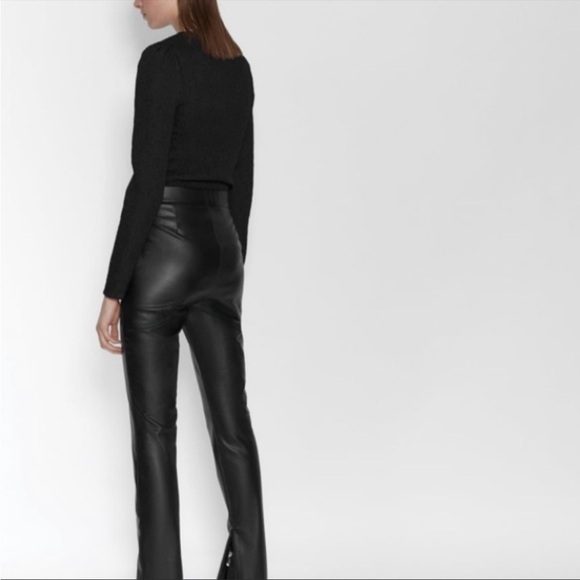 Nwt Zara Black Textured Bodysuit - S - Picture 5 of 11